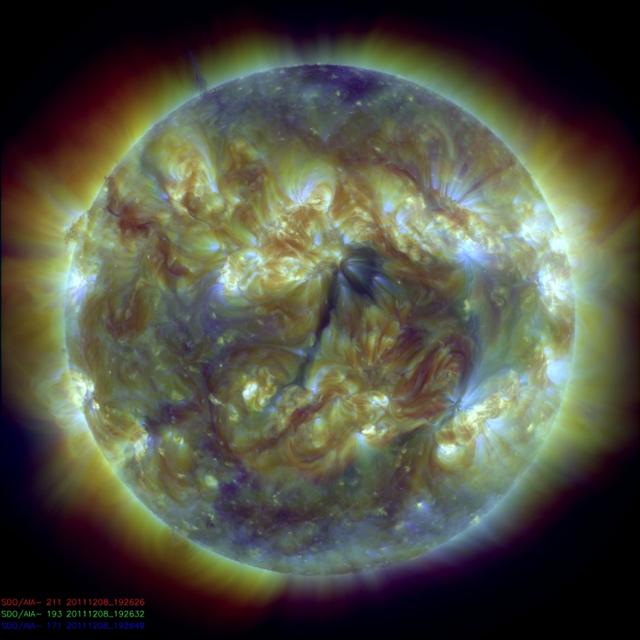 Sun by Nasa on 10th December 2011 